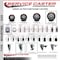 Service Caster Cooking Performance Group 369CASTER4 Replacement Caster Set with Brakes-, 4PK COO-SCC-20S514-PPUB-MRN-2-TLB-2 - alternate 5